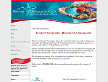 Tablet Screenshot of beecherchiropractic.com